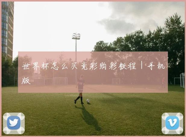 世界杯怎么买竞彩购彩教程｜手机版