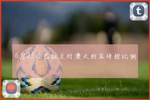 6月25日巴拉圭对澳大利亚传控比例
